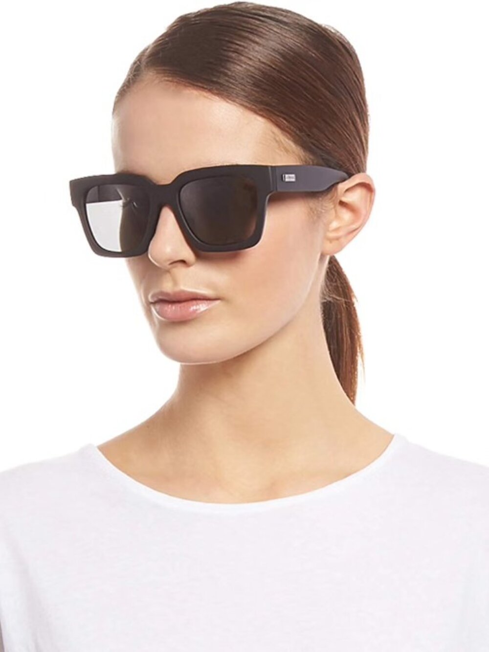 Le Specs Weekend Riot Sunglasses Polarized Matte Black Oversized